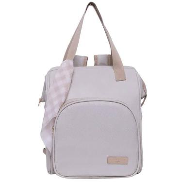 Imagem de Mochila de Maternidade Média Pirulitando Baby Encanto Marfim