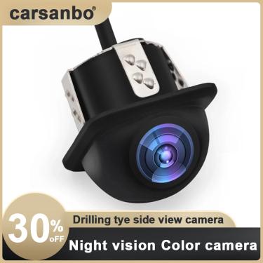 Imagem de Câmera retrovisora para estacionamento do carro  ré  com luz de visão noturna  à prova d'água  4