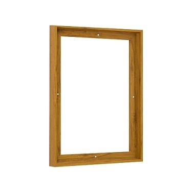 Imagem de Pixy Canvas Moldura flutuante 22 x 12 para pinturas em tela de profundidade de 3/4 (0,75) polegadas/impressões em tela/painéis de tela de madeira/arte de parede/decoração de casa/arte (carvalho