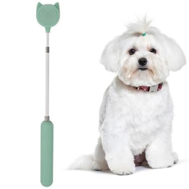 Imagem de Chewtoyo Bastão retrátil macio para treinamento flexível de silicone gatinho animais de estimação brinquedo animais de estimação ferramenta longa gato