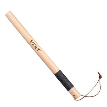 Imagem de EONST Thumper de pneu de madeira - Morcego de peixe - Thumper de pneu para caminhoneiros - Pesado com taco de verificação de pneu de aderência extra - Taco de mini-defesa pessoal durável armas de