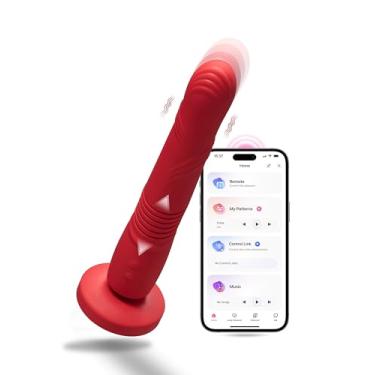 Imagem de LOVENSE Gravity Vibrador de impulso de ponto G, vibrador de ponto G de controle remoto de aplicativo, vibrador de ponto G recarregável, brinquedos sexuais para adultos Bluetooth para mulheres