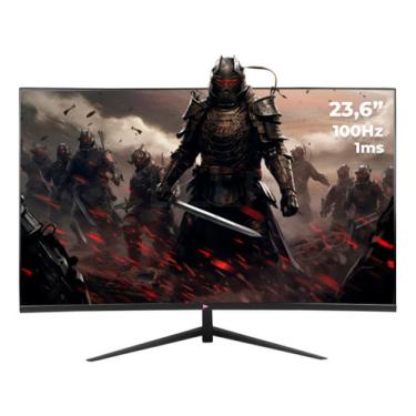 Imagem de Monitor Gamer Tela Led Curva 23.6'' Jogos 100hz 1ms Full Hd D-GR236