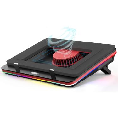 Imagem de Almofada De Resfriamento Para Laptop Iets Gt500 Rgb - 4600 Rpm Para 13-17 Polegadas