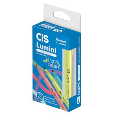 Imagem de Marca Texto CIS Lumini Trend Colors Verde Limão Caixa com 12 unidades