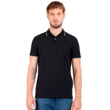 Imagem de Camisa Polo Aramis 3 Listras In24 Preto Masculino