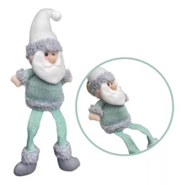 Imagem de Boneco Papai Noel Com Peso Decorativo Luxo 43cm Natalino
