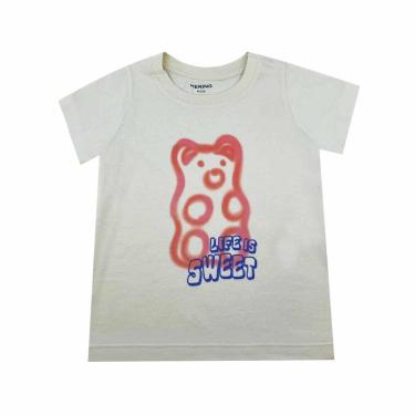 Imagem de Blusa Hering Infantil Menina Manga Curta Com Estampa-Feminino