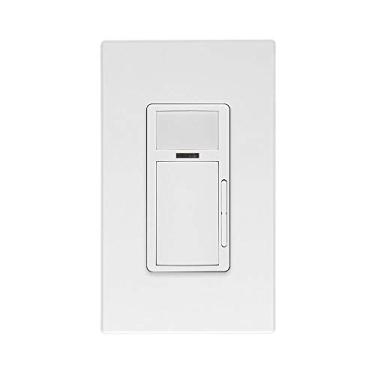 Imagem de Leviton ODD10-IDW Wallbox, PIR 0-10V Dimming, 10A, 120-277VAC, configurável com o aplicativo Smart Sensor, branco
