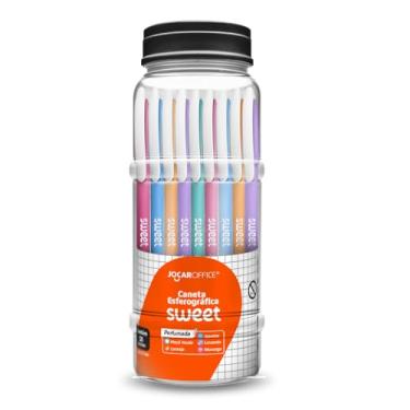 Imagem de CANETA ESF. PERFUMADA SWEET PONTA 0.7 - POTE C/ 50 UND JOCAR OFFICE