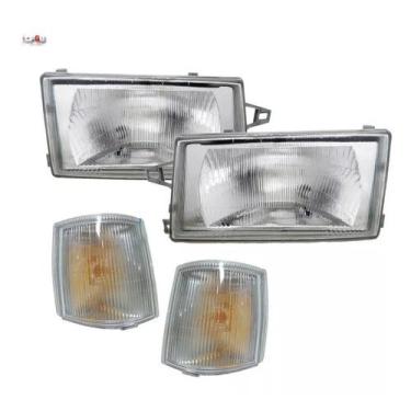 Imagem de Par Farol Uno 91 92 93 94 95 96 97 98 99 00 02 03 2004+pisca - FIAT