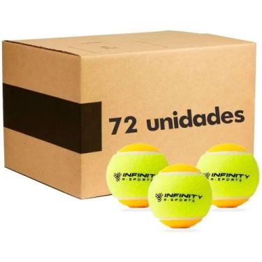 Imagem de Caixa De Bola De Beach Tennis Bolinha (c/ 72 Unidades) - Infinity