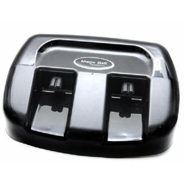 Imagem de Base Dupla para Aquecedor de Cera Roll-on - Preta - MEGA BELL