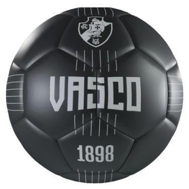 Imagem de Bola De Futebol De Campo Black Vasco Da Gama N5 - SPORTCOM, Preto