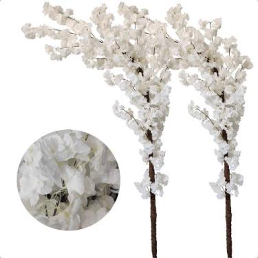 Imagem de Kit 2 Cerejeira Curva Japonesa Cores  Artificial Sem Vaso Decor - Flor
