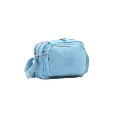 Imagem de Bolsa Feminina Crinkle Pequena Republic Vix By Chenson CG32231, Azul