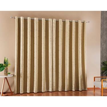 Imagem de CORTINA JACQUARD 100% POLIÉSTER - 2,80 x 1,70 - MAYRA ENXOVAIS, AVELÃ