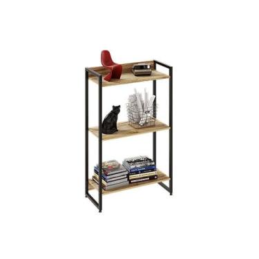 Imagem de Estante Multiuso Para Escritório Industrial 03 Prateleiras Areta 104x6