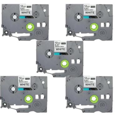Imagem de 5 Fitas para Fios Tze-FX 231 Compatível P/ Rotulador Brother - Masterp