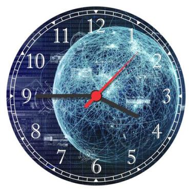 Imagem de Relógio De Parede Informática salas Decorar - Vital Quadros