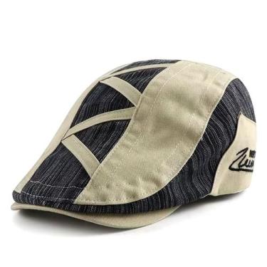 Imagem de Boina Masculina Italiana Estilo Vintage Jornaleiro Plana Ajustável - x