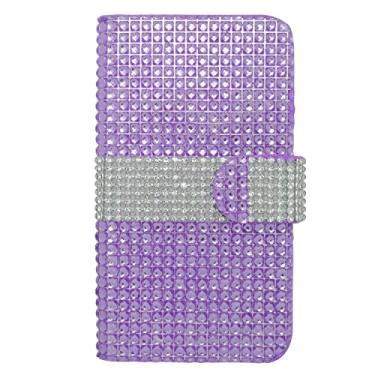 Imagem de Eagle Cell Sharp Aquos Crystal Leather Pouch Case - Embalagem de varejo - Roxo
