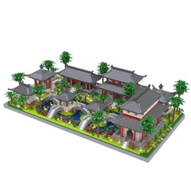Imagem de Kadablk Architecture Chinese Style of Suzhou Garden (Set 3# Backyard) Micro Block,Classical Famous Building Block Set,Asian Cultures,3988PCS for Adults & Kids