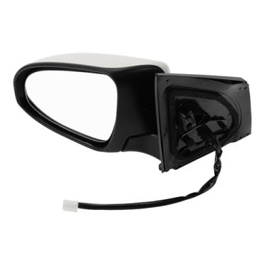 Imagem de Motoforti Espelho retrovisor lateral esquerdo do motorista para Toyota Corolla 2014-2019 Nº 8794002F21C0 Vidro espelhado elétrico branco ajuste não aquecido