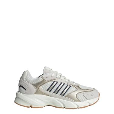 Imagem de adidas Crazychaos 2000 Tênis feminino, Branco/Cyber Metálico/Cinza Órbita, 38