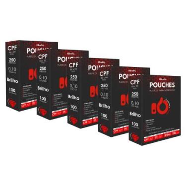 Imagem de Jogo Plásticos Plastificação 2000 Grafity Cpf 66x99 0,10 Mm