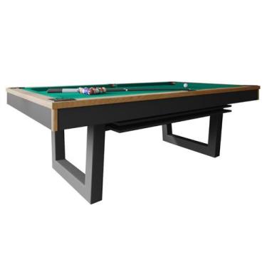 Imagem de Mesa de Sinuca/Bilhar com Tampo de Jantar - 2,20x1,20 - Nelson Bilhare