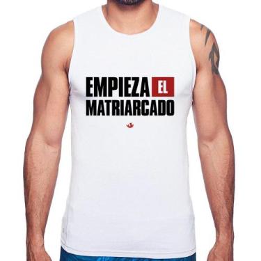 Imagem de Regata Empieza el matriarcado! - Foca na Moda, Branco, GGG