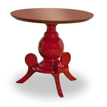 Imagem de Mesa de Jantar Tripé Global - Tampo Redondo 110cm - Tommy Design - Fle