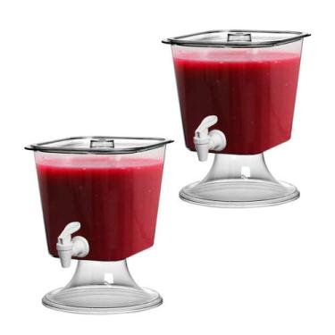 Imagem de Kit C/ 2 Suqueira Refresqueira Plástico Poliestireno 4,5 L - TT