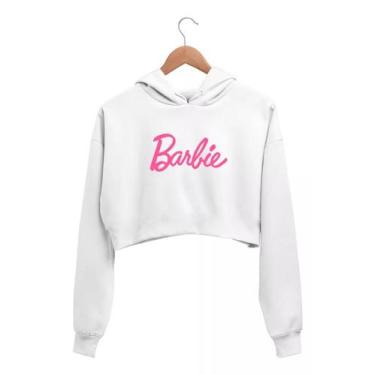 Imagem de Moletom Cropped Barbie Blusa de Frio Capuz Feminina - Macoli Outlet, B