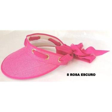 Imagem de Viseiras Sombreiro Chapéu Feminino Praia Verão Piscina Moda - oem, Ros