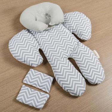 Imagem de Almofada Para Bebê Conforto Menino e Menina 100% Algodão (Várias Cores