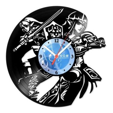 Imagem de Relógio De Parede Disco Vinil Jogos e Games - Legend Of Zelda 09 - VJG