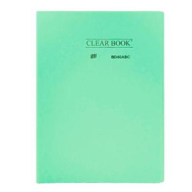 Imagem de Pasta Cátalogo A4 com 40 Sacos Envelopes Yes Tons Pastéis, Verde