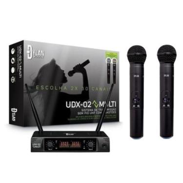 Imagem de Microfone dylan udx-02 duplo 2x30 canais