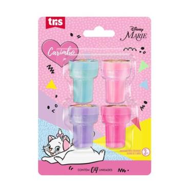 Imagem de Carimbo Autotintado Infantil Gatinha Marie Disney 4 un  Tris
