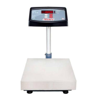 Imagem de Balança Plataforma Dupla Escala 30/60kg Com Coluna PLT 30/60 Mini Slim Bivolt - Triunfo
