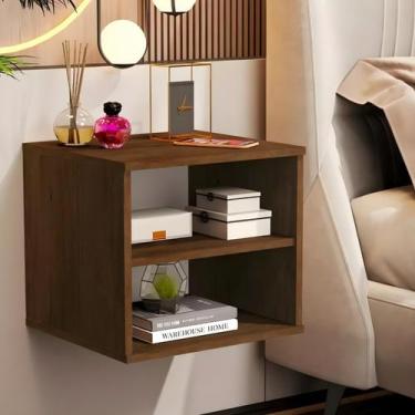 Imagem de Mesa de Cabeceira Nicho Mesinha Decoração Quarto Sala - Brovalia