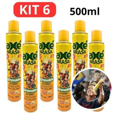 Imagem de Kit 6 Espuma de Carnaval Em Spray Espuminha Neve Festa 500ml - AXE BRA