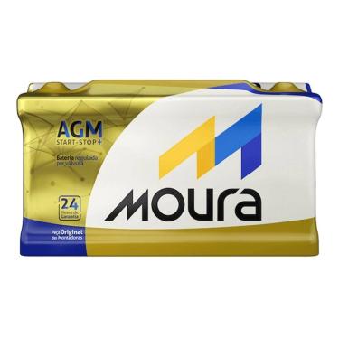 Imagem de Bateria AGM Moura Start Stop 105Ah MA105DD BMW X5 X6 Xdrive M50D 50i 35i F15 E70 640 Gran Coupe M6