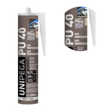 Imagem de Selante Poliuretano PU40 Branco Cartucho 280ml - UNIPEGA 05120190 - 00