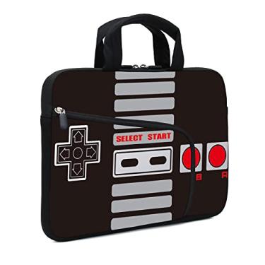 Imagem de Capa para laptop de 11,6 polegadas e 12,2 polegadas, capa para ultrabook, capa para notebook, tablet, capa de neoprene com alça para crianças, homens e mulheres, dois bolsos para Apple MacBook Air, Samsung, Acer, HP DELL (jogos-3)