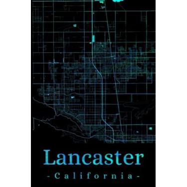 Imagem de Lancaster California: Your city, your region, your home! | Composition Notebook 6x9 plaid 120 pages