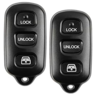Imagem de Controle remoto de entrada KeylessOption, substituição para chave de carro para HYQ12BAN, HYQ12BBX, HYQ1512Y (pacote com 2)