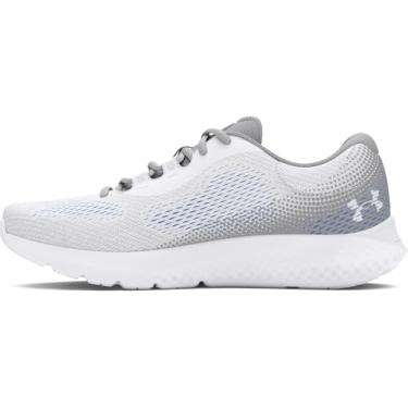 Imagem de Under Armour Tênis de corrida feminino Charged Rogue 4, (103) Branco/Cinza moderno/Azul Tech, 42
